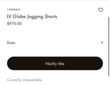 Louis Vuitton LV Globe Jogging Shorts
