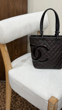 Chanel Bag, 2005 Brown Quilted Calfskin Small Cambon Tote