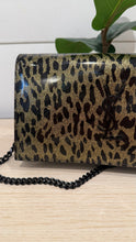 Saint Laurent Bag, Leopard Print Patent Leopard Print Monogram Chain Wallet