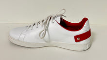 Valentino Shoes, White & Red Backnet Sneakers (size 38)