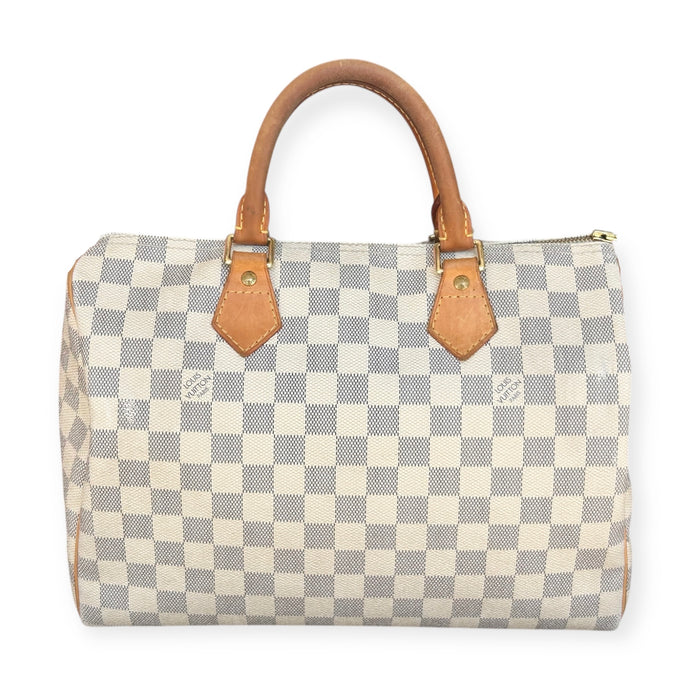 Louis Vuitton Bag, Damier Azur Speedy 30