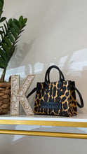 Balmain Bag, Small B-Army Leopard Printed Shopper Tote Bag
