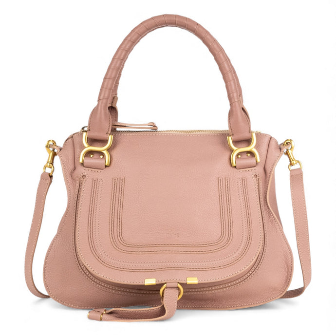 Chloé Bag, Pink Leather Medium Marcie Satchel Tote