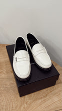 Saint Laurent Shoes, Pearl Leather Le Loafer Penny Loafers (size 38)