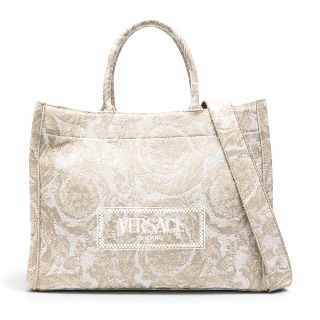 Versace Bag, Athena Large Jacquard Tote Bag