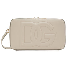 Dolce & Gabbana Bag, Off-White Leather Small 'DG' Camera Bag