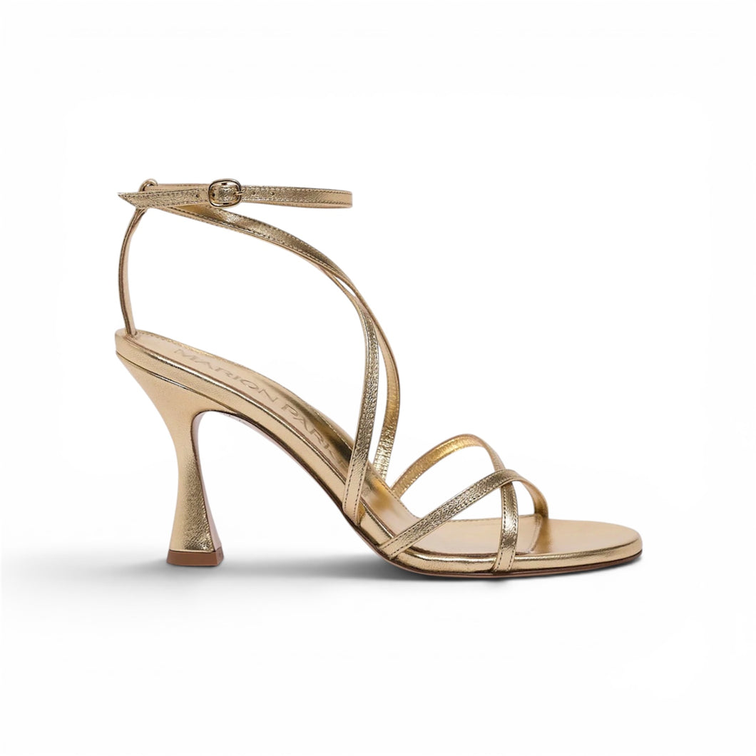 Marion Parke Shoes, Soft Gold Lottie 85 Sandals