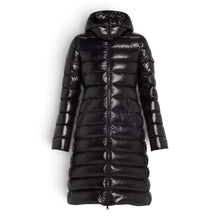 Moncler Black Moka Long Puffer Coat