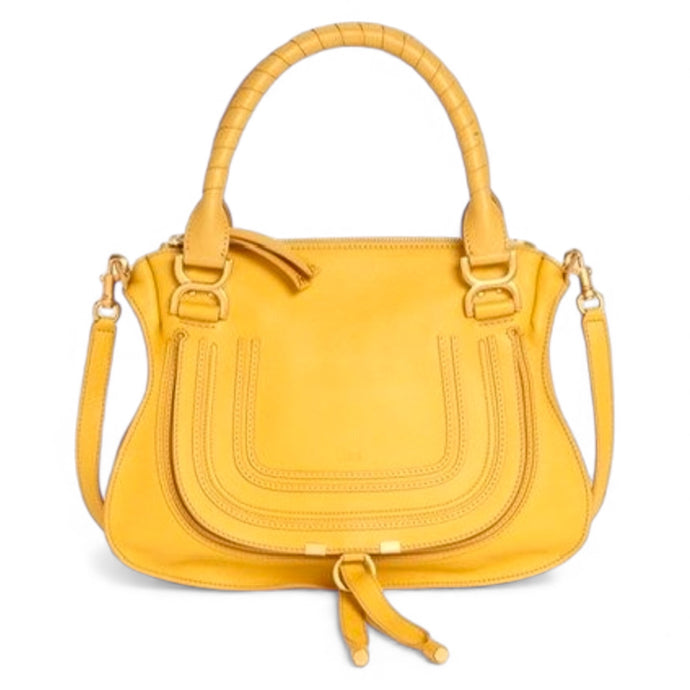 Chloé Bag, Marigold Leather Medium Marcie Satchel Tote