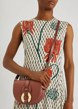 Chloé Bag, Brown Darryl Small Textured-Leather Shoulder Bag