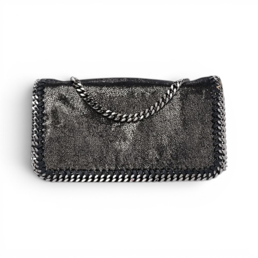 Stella McCartney Bag, Ruthenium Shiny Dotted Falabella Crossbody Bag