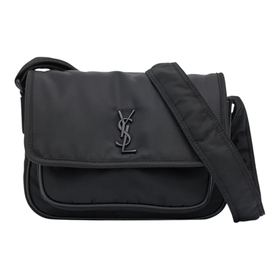 Saint Laurent Bag, Black Nylon Niki Messenger Bag