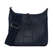 Hermès 2013 Evelyne III 29 Navy Clemence Leather Crossbody