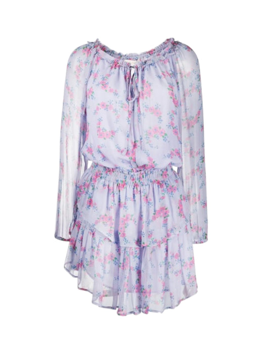 LoveShackFancy Purple Mini Dress