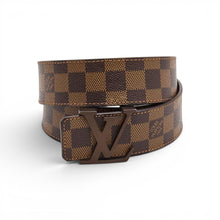 Louis Vuitton Damier Ebene Canvas 40mm LV Initiales Belt
