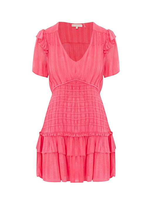 LoveShackFancy Pink Mini Dress