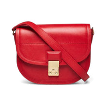 3.1 Phillip Lim Bag, Red Grained Leather Pashli Saddle Bag