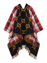 Gucci GG Reversible Wool Poncho
