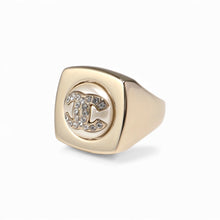 Chanel 2024 Faux Pearl & Gold-Plated CC Cocktail Ring