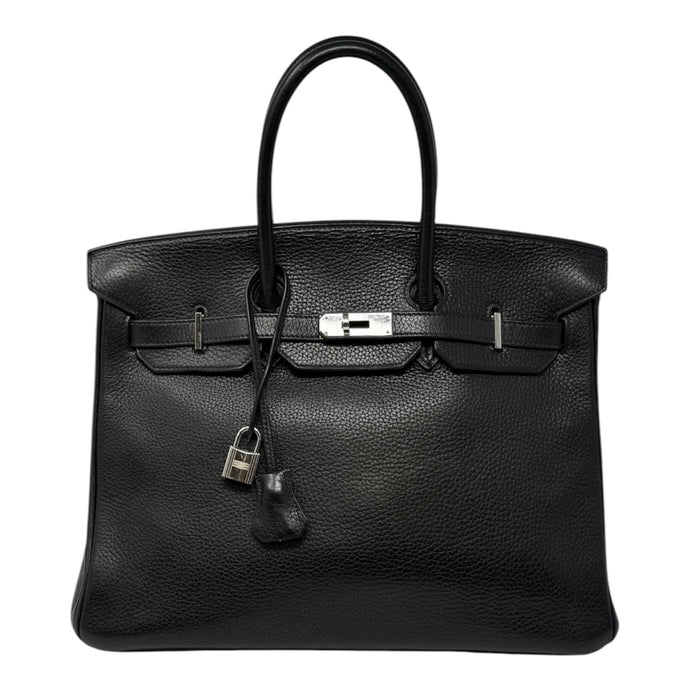 Hermès Birkin 35 – Noir Clemence Leather (2005)