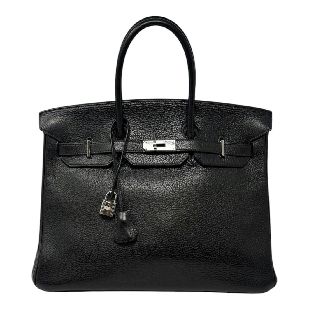 Hermès Birkin 35 – Noir Clemence Leather (2005)
