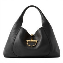 Gucci Bag, Black Textured-Leather Softbit Maxi Tote