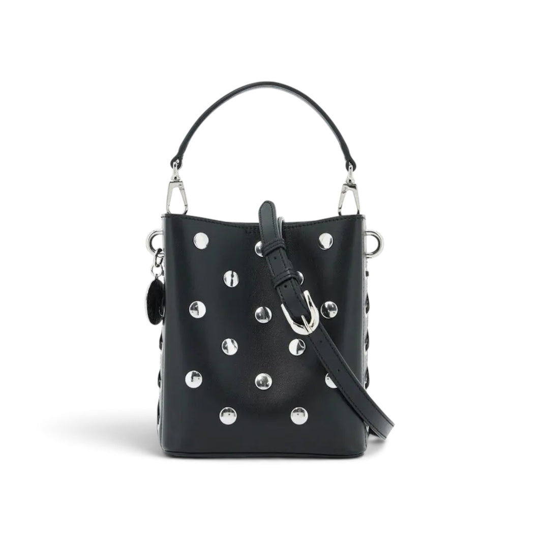 Stella McCartney Bag, Black Leather Mini Bucket Bag