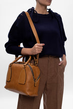 Chloé Bag, Saddle Brown Leather Daria Medium Shoulder Bag