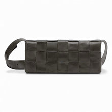 Bottega Veneta Bag, Dark Olive Calfskin Intrecciato Stretch Cassette Crossbody