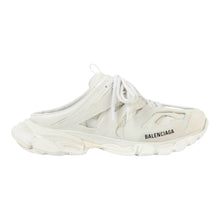 Balenciaga Shoes, White Leather Track Mule Sneakers (size 38)