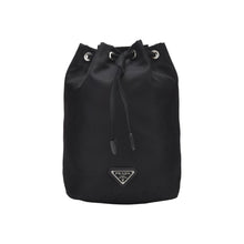 Prada Bag, Black Nylon Drawstring Pouch