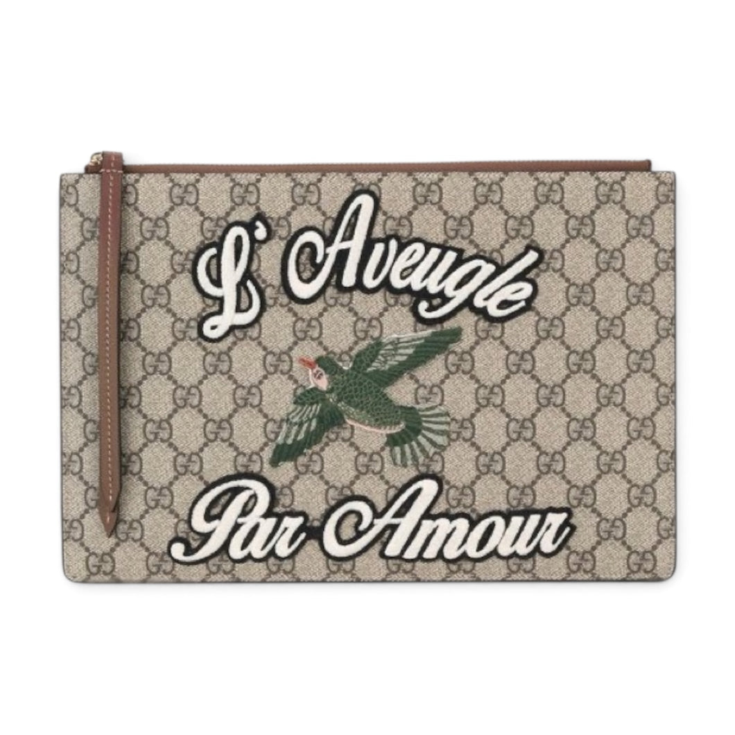 Gucci Bag, GG Supreme L'Aveugle Par Armour Pouch