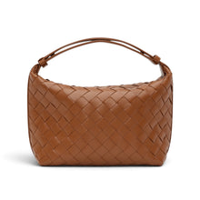 Bottega Veneta Bag, Wood Brown Nappa Intrecciato Mini Wallace Shoulder Bag
