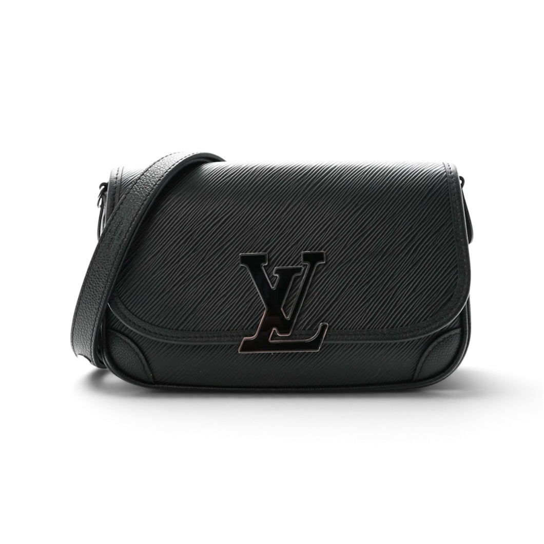 Louis Vuitton Bag, Black Epi Leather Buci Crossbody