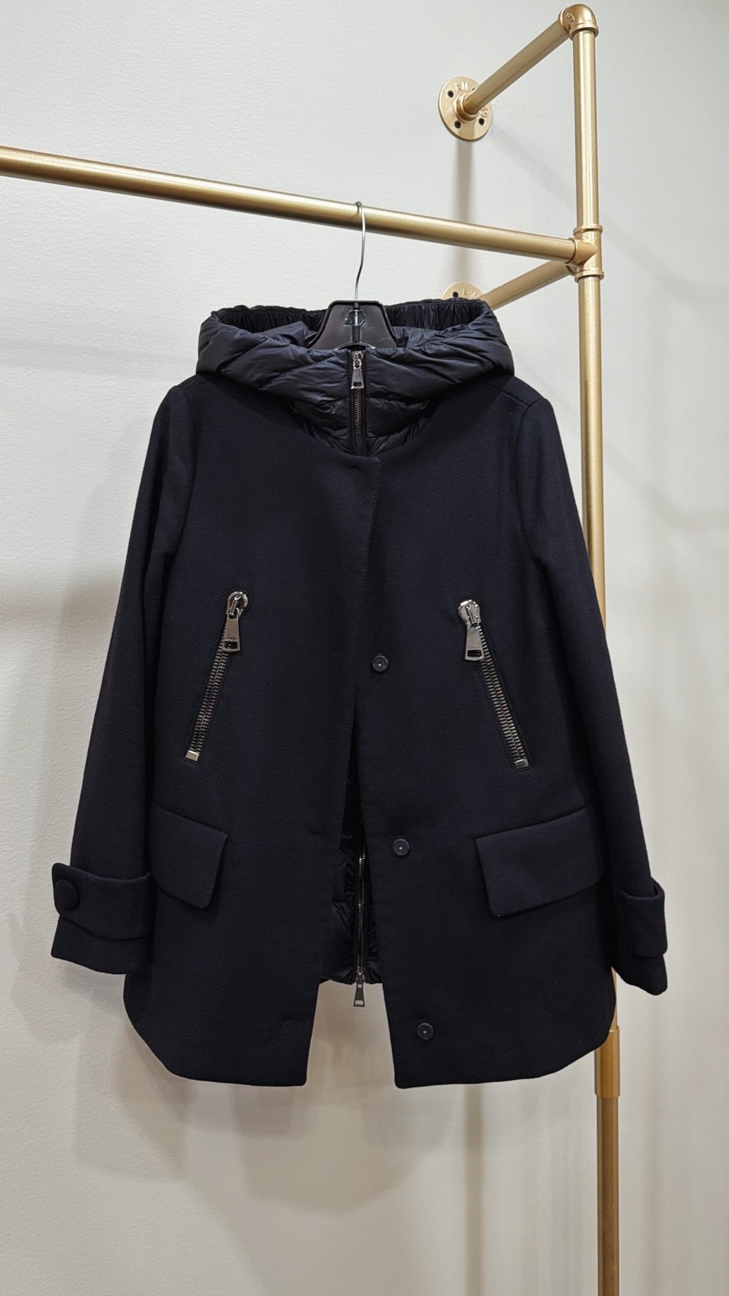 Moncler Black 2-1 Euphemia Coat