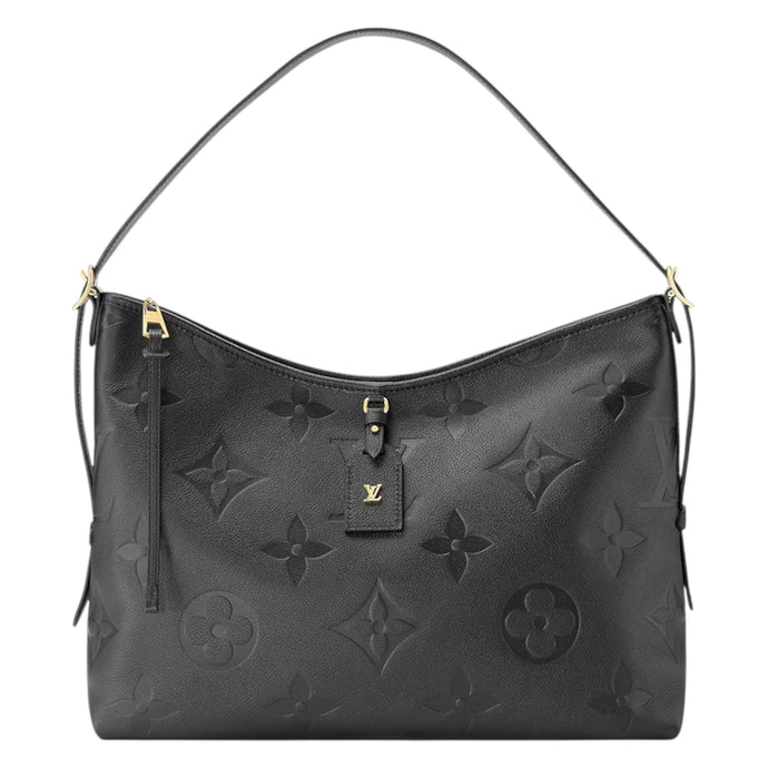 Louis Vuitton Bag, Black Empreinte Leather Carryall MM