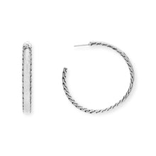 John Hardy Sterling Silver Classic Chain Hoop Earrings