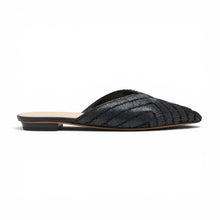 Ulla Johnson Shoes, Black Woven Raffia Mules (size 36.5)