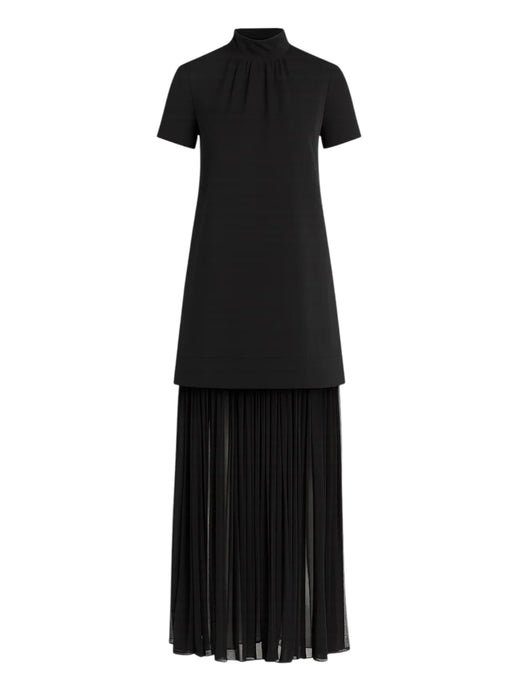 Staud Black Long Pia Dress