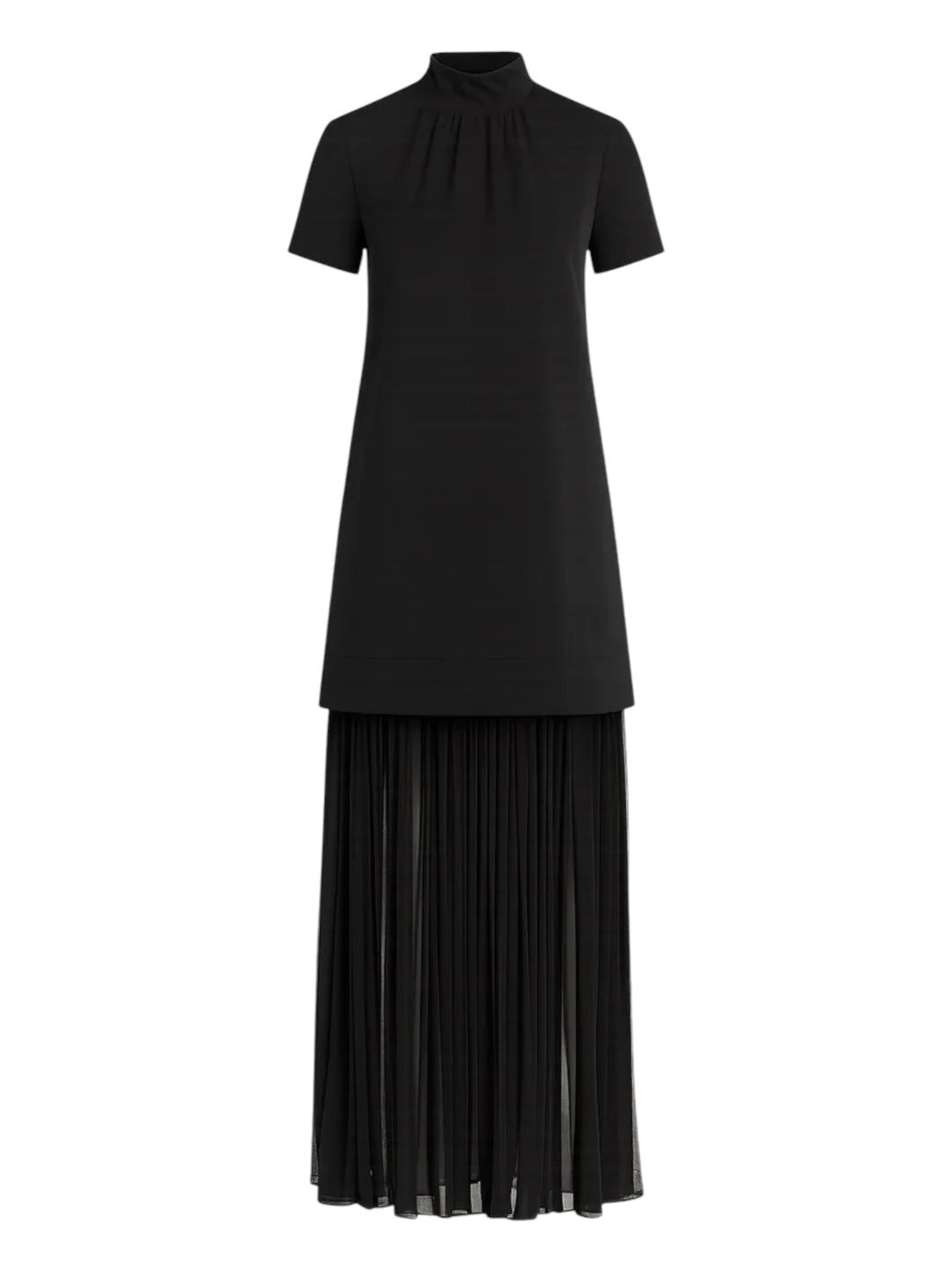 Staud Black Long Pia Dress
