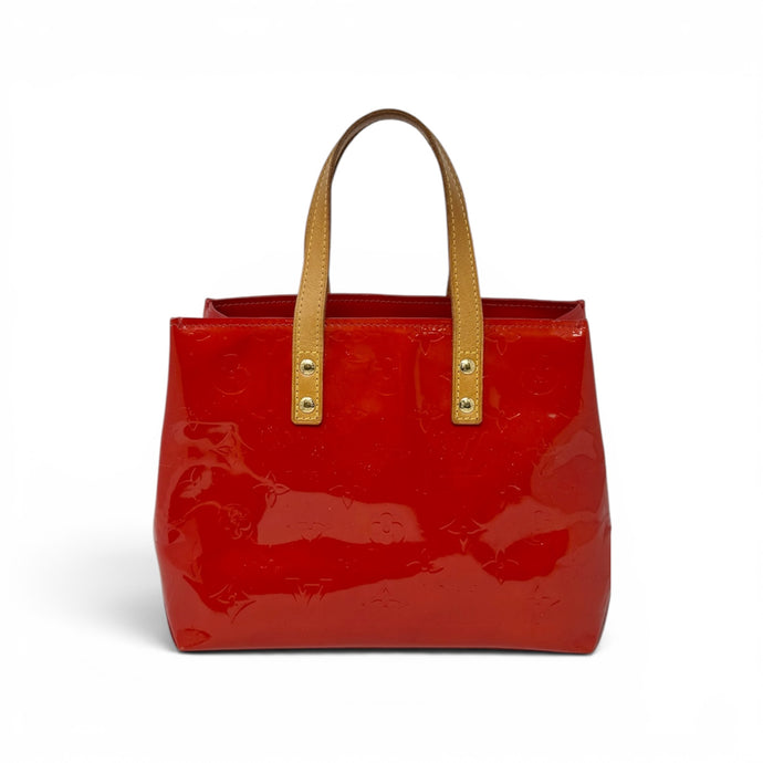 Louis Vuitton Bag, Poppy Red Monogram Vernis Reade PM Tote