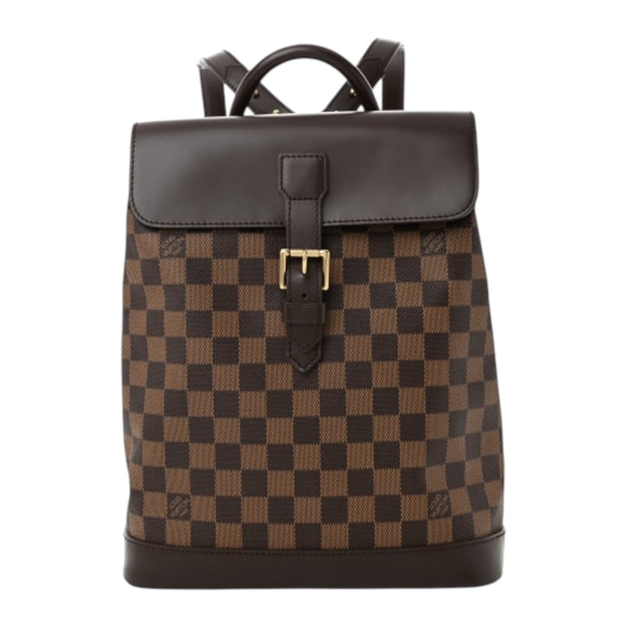 Louis Vuitton Bag, Damier Ebene Canvas Soho Backpack
