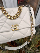 Chanel Bag, 2020 White Lambskin Quilted Large Chanel 19 Flap Bag