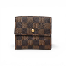 Louis Vuitton Damier Ebene Canvas Elise Wallet