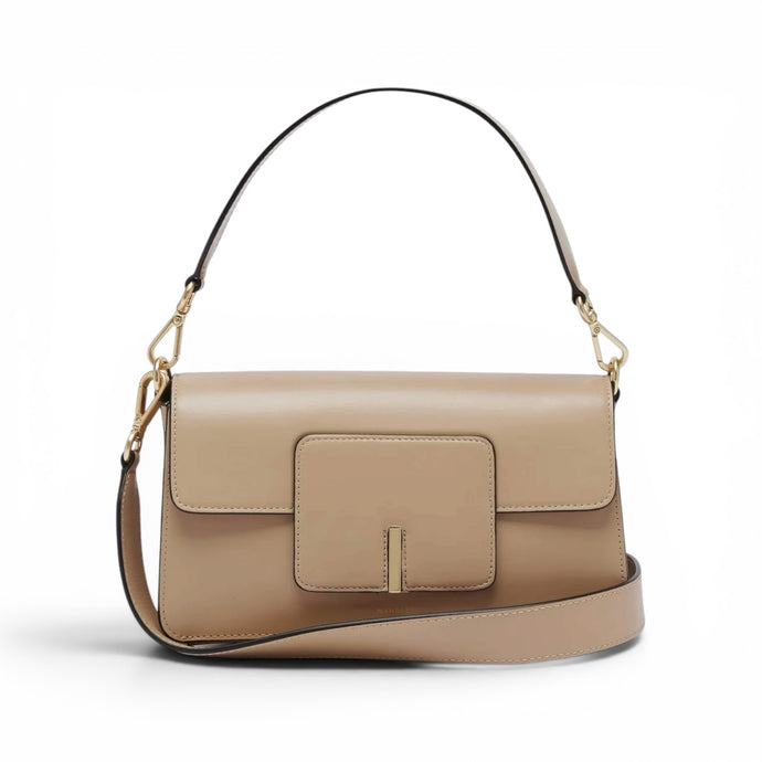Wandler Bag, Taupe Georgia Leather Shoulder Bag