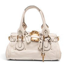 Chloé Bag, White Leather Medium Paddington Satchel Bag