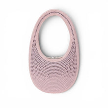 Coperni Bag, Pink Crystal-Embellished Mini Swipe Bag