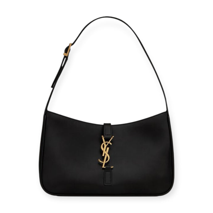 Saint Laurent Bag, Black Smooth Leather ‘Le 5 À 7’ Shoulder Bag