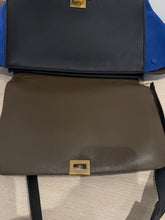 Celine Bag, Calfskin Nubuck Small Tri-Color Trapeze Bag