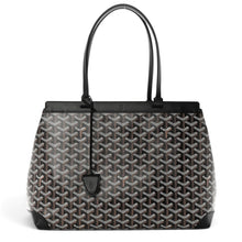 Goyard Bag, Black Goyardine Canvas Bellechasse PM Tote